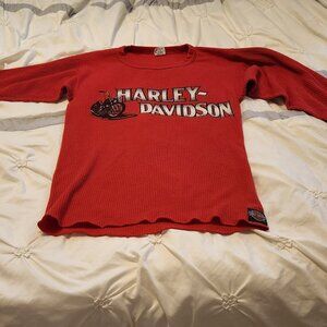 Harley Davidson vintage long sleeve shirt - size L - like new